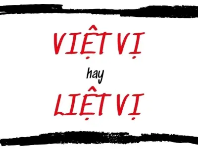 Việt vị hay liệt vị đúng chính tả ai cũng nhầm một lần