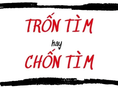 Chốn tìm hay trốn tìm đúng chính tả làm dân mạng bối rối