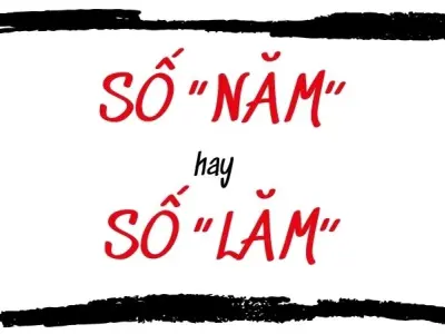 Số năm hay số lăm đúng chính tả khiến ai cũng hoang mang