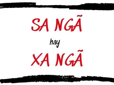Sa ngã hay xa ngã đúng chính tả gây tranh cãi kịch liệt