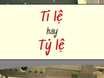 Tỉ lệ hay tỷ lệ từ đúng chính tả bạn đã dùng đúng chưa