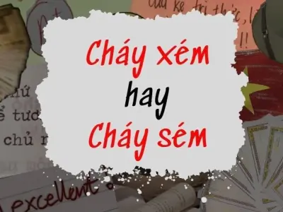 Cháy xém hay cháy sém đúng chính tả bạn đã biết chưa