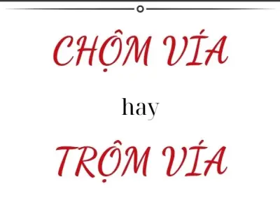 Chộm vía hay trộm vía đúng chính tả nhiều người lúng túng