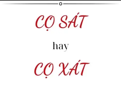Cọ sát hay cọ xát đúng chính tả khiến ai cũng ngỡ ngàng