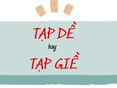 Tạp giề hay tạp dề đúng chính tả? Câu trả lời gây sốc