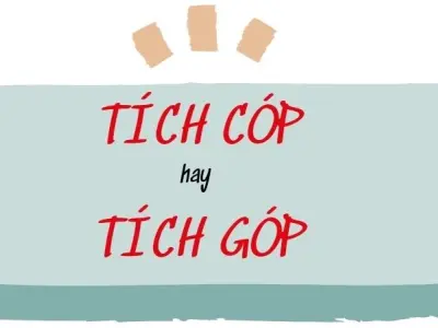Sự thật bất ngờ về tích cóp hay tích góp đúng chính tả