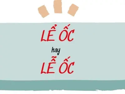 Giải đáp thắc mắc - Lể ốc hay lễ ốc đúng chính tả?