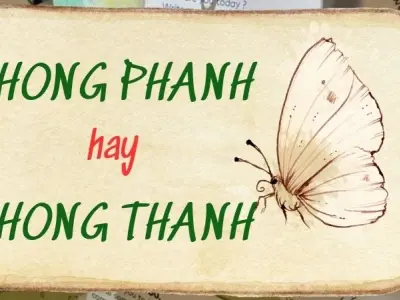 Phong thanh hay phong phanh đúng chính tả gây tranh cãi