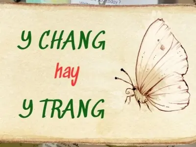 Y chang hay y trang đúng chính tả không thể bỏ qua
