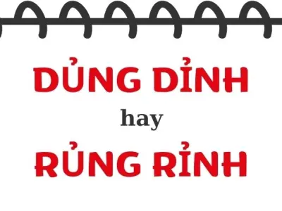 Rủng rỉnh hay dủng dỉnh đúng chính tả trong tiếng Việt