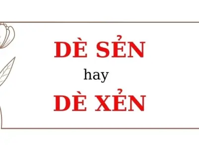 Dè xẻn hay dè sẻn đúng chính tả gây hoang mang cực độ