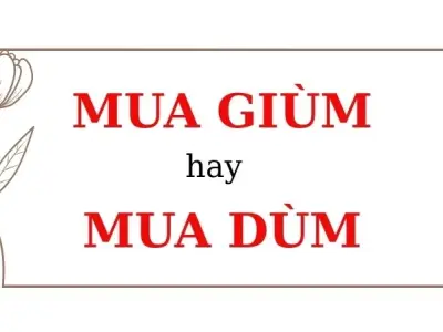 Mua dùm hay mua giùm đúng chính tả? Đừng viết sai nữa nhé