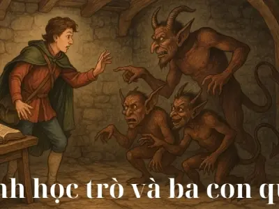 Tóm tắt truyện cổ tích Việt Nam - Anh học trò và ba con quỷ