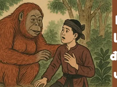 Tóm tắt Truyện dân gian - Bà lớn đười ươi chi tiết nhất