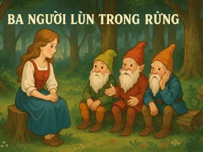 Truyện cổ tích nước ngoài - Ba người lùn trong rừng hay nhất