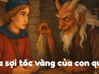 Truyện cổ tích nước ngoài - Ba sợi tóc vàng của con quỷ