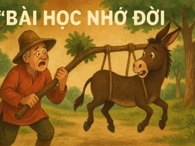 Tóm tắt Truyện ngụ ngôn - Bài học nhớ đời hay và ý nghĩa