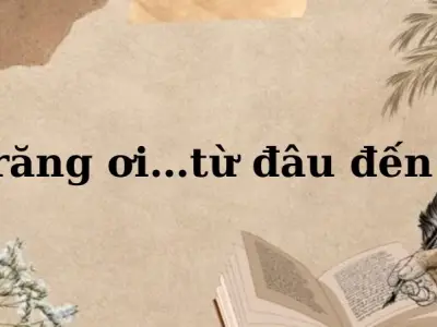 Trắc nghiệm Tập đọc - Trăng ơi… từ đâu đến? (có đáp án)