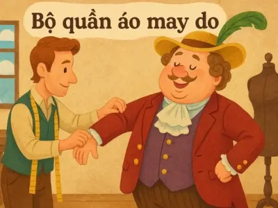 Tóm tắt Truyện ngụ ngôn - Bộ quần áo may đo dễ hiểu nhất