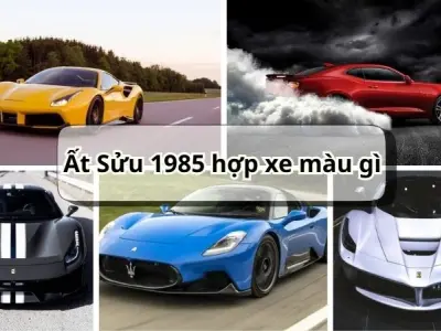 Ất Sửu 1985 hợp xe màu gì để tài lộc phát đạt cả năm