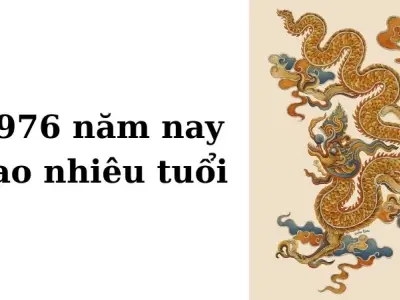 Sinh năm 1976 năm nay bao nhiêu tuổi, con giáp nào?