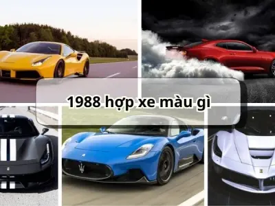 1988 hợp xe màu gì? Chọn đúng màu xe để vận may thăng hoa