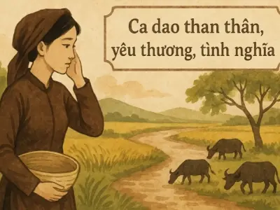 Những bài ca dao than thân tình nghĩa đậm chất nhân văn