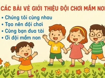 Các bài vè giới thiệu đội chơi vui nhộn cho học sinh