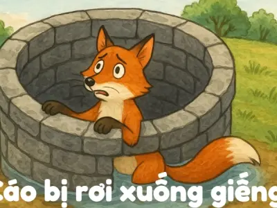 Tóm tắt Truyện ngụ ngôn - Cáo bị rơi xuống giếng hay nhất