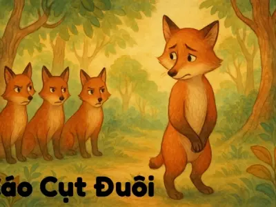 Tóm tắt Truyện ngụ ngôn - Cáo Cụt Đuôi Bài học thâm thúy
