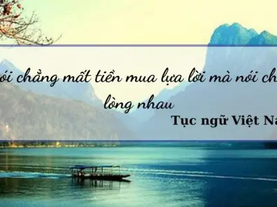 Lời nói chẳng mất tiền mua lựa lời mà nói cho vừa lòng nhau” và ý nghĩa sâu sắc