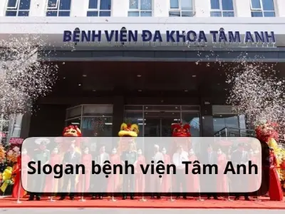 Slogan bệnh viện Tâm Anh - Tận tâm, chất lượng, thân thiện