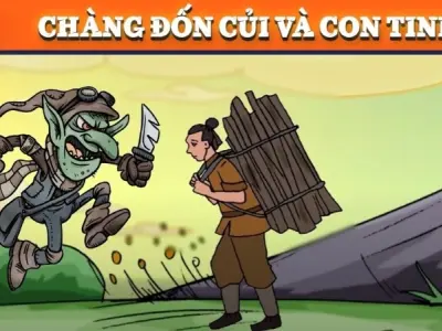 Tóm tắt ngắn gọn truyện cổ tích - Chàng đốn củi và con tinh