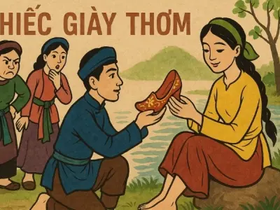 Tóm tắt Truyện dân gian - Chiếc giày thơm hay nhất