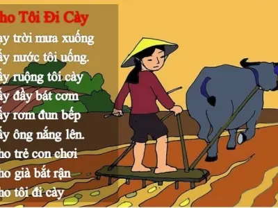 Ý nghĩa bài đồng dao Cho tôi đi cày trong văn hóa