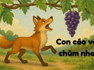 Tóm tắt Truyện ngụ ngôn - Con cáo và chùm nho hay nhất