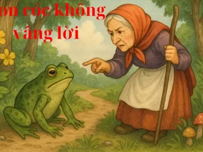 Tóm tắt truyện cổ tích Con cóc không vâng lời chi tiết