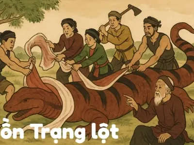 Tóm tắt Truyện dân gian - Cồn Trạng lột đầy đủ và chi tiết