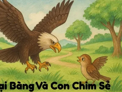 Tóm tắt Truyện ngụ ngôn - Đại Bàng Và Con Chim Sẻ hay nhất