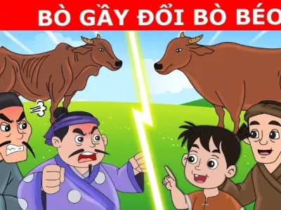 Tóm tắt truyện dân gian - Đổi bò gầy lấy bò béo hay nhất