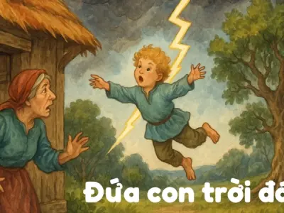 Tóm tắt truyện cổ tích Việt Nam - Đứa con trời đánh