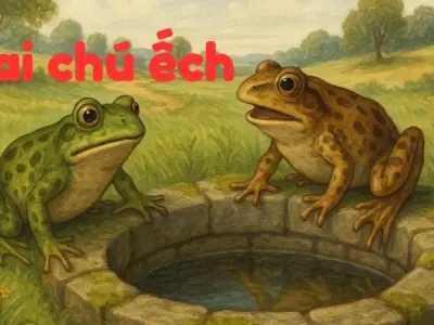 Tóm tắt Truyện cổ tích nước ngoài - Hai chú ếch ngắn gọn