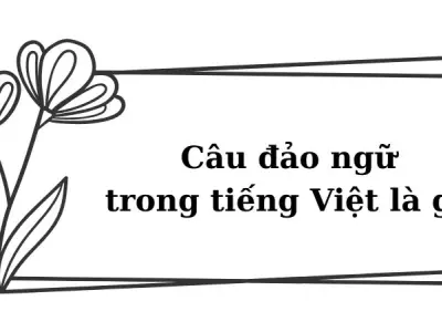 Câu đảo ngữ trong tiếng Việt - Định nghĩa, đặc điểm, ví dụ