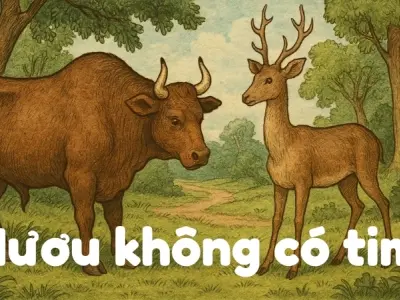 Tóm tắt Truyện ngụ ngôn - Hươu không có tim ngắn gọn