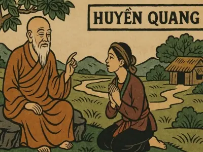 Tóm tắt Truyện dân gian - Huyền Quang và mối duyên lỡ