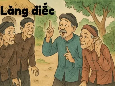 Tóm tắt Truyện cười - Làng điếc Câu chuyện hài hước khó quên