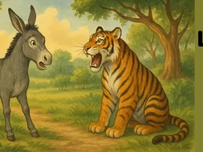 Tóm tắt Truyện ngụ ngôn - Lừa và hổ hay nhất, dễ hiểu