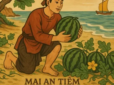 Tóm tắt truyện cổ tích Việt Nam Mai An Tiêm ngắn gọn