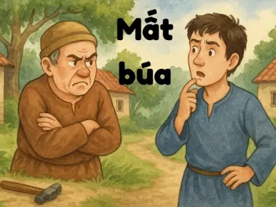 Tóm tắt Truyện ngụ ngôn - Mất búa