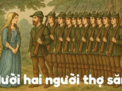 Tóm tắt truyện cổ tích nước ngoài - Mười hai thợ săn